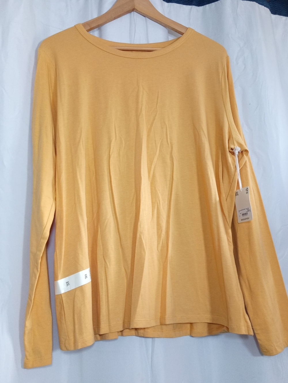 Everyday Crewneck Long Sleeve Tee - Mustard Yellow